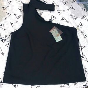New With Tag Streetwear Society. Black Strapless Blouse Size Small